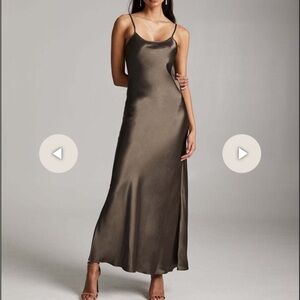 VOZ LIQUID SILK SLIPDRESS size XS